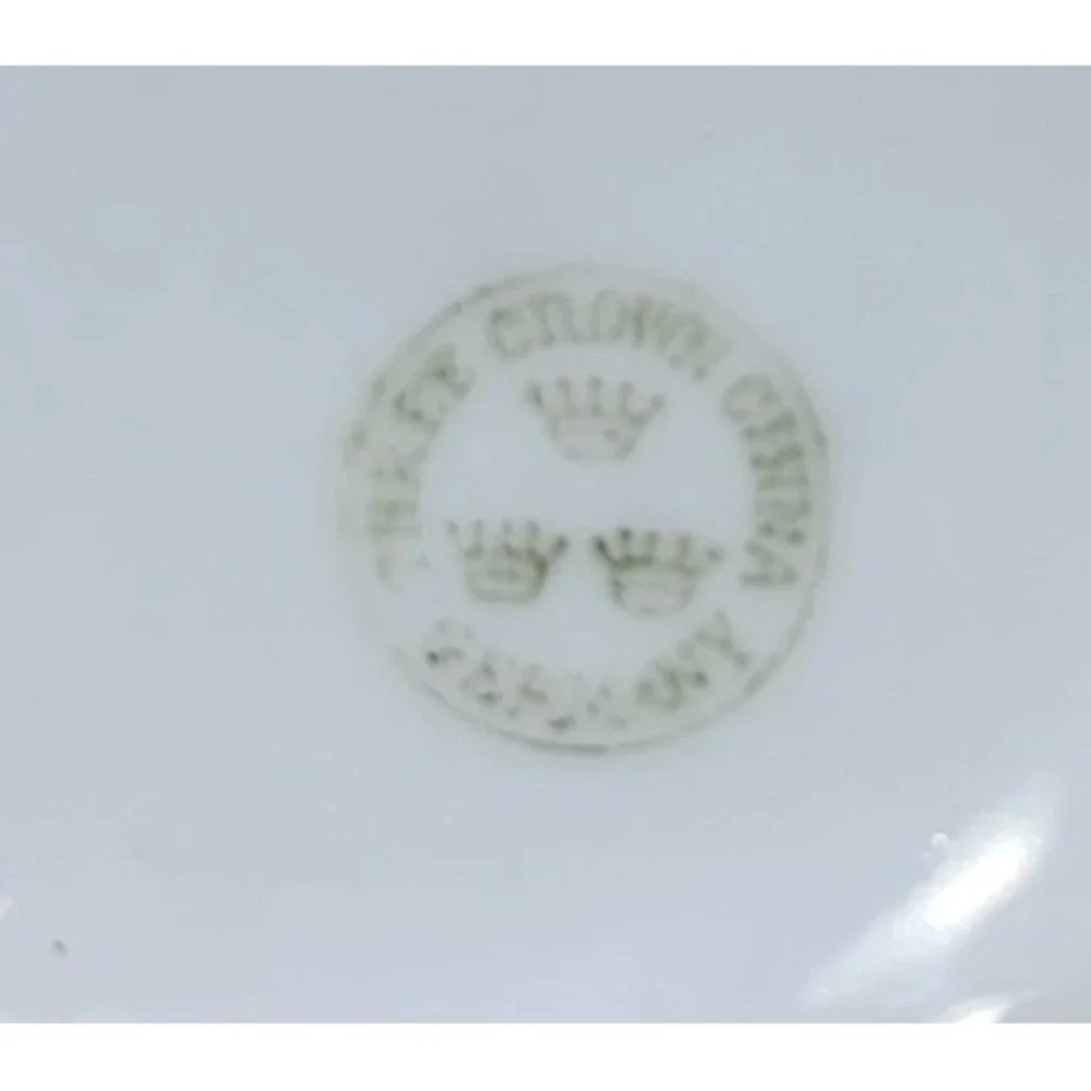Three Crown China Germany antique three